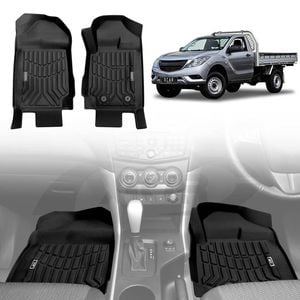3D Floor Mats for Mazda BT-50 BT50 Single Cab UP UR Series 2011-2020 Heavy Duty Liners Set
