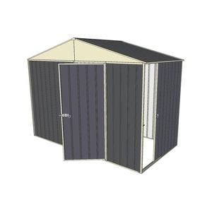 Build-a-Shed 3.0 x 1.5 x 2.3m Gable Single Sliding Side Door Shed - Grey