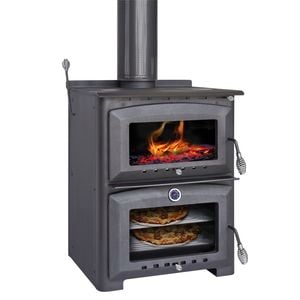 Scandia Indoor Wood Heater With Oven And Stove