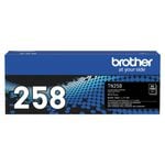 Brother TN-258BK Black Toner Cartridge for MFC-L8390CDW MFC-L3755CDW HL-L8240CDW L3240CDW (1K)