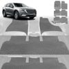 6D Diamond Car Floor Mats for Mazda CX-9 2007-2016-Ultimate Set-Grey-Outback GT