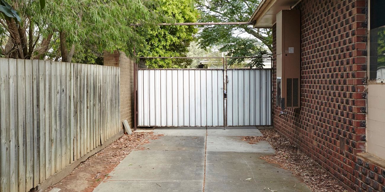 Old driveway.