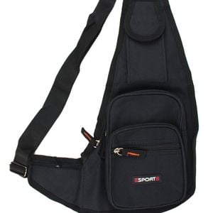 Black Crossbody  Sling Shoulder Bag Chest Travel Sport Backpack Pack