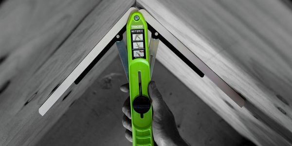 Cutting
  perfect miters just became the easiest part of the job 