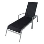 Hartman Silver/Abyss Opus II Sling Lounge Aluminium  Gloss