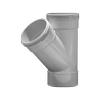 Holman 100mm 45° Female And Female PVC DWV Plain Junction
