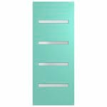 Hume Doors 1980 x 860 x 40mm Verve 4 Entrance Door Glazed Etchlite