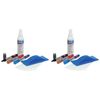 2x 5pc Nobo Whiteboard Kit W/ Liquid Cleaner Spray/dry-erase Markers/eraser