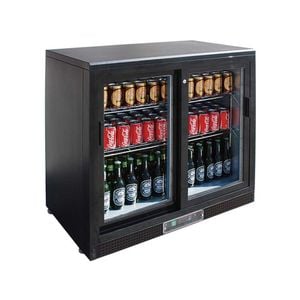 Thermaster Under Bench Double Sliding Door Bar Cooler - 202L SC248SD