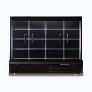 Bromic Semi Vertical Display Fridge - 1875mm - 4 Doors - Hinged