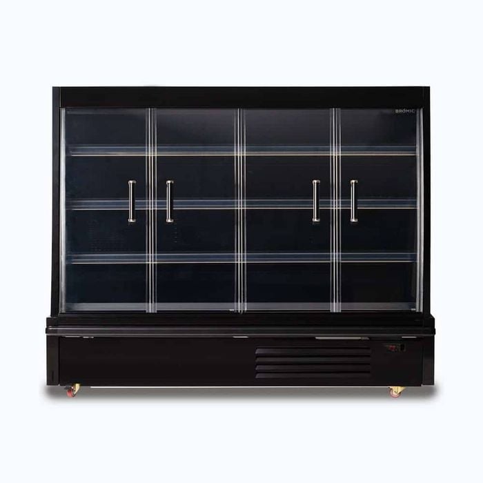 Bromic Semi Vertical Display Fridge - 1875mm - 4 Doors - Hinged