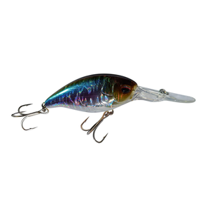 Profishent Chainsaw 65mm Crankbait Hard Body Fishing Lure Brown Blue Purple Silver