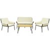Hartman 4 Piece Peninsula Lounge Set