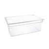 Vogue Gastronorm Container Polycarbonate Clear Gn 1/1 200mm 25.6l Food Storage Tray