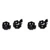 2x 2pc Quick Release Barbell Collar Pair For Olympic Bars Black