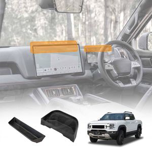Car Screen Storage Box Set For Byd Shark 6 Shark6 2024-onwards Behind Steering Wheel&centre Console Tray Organiser Accessories