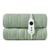 Dreamaker Kingston Coral Fleece Washable Electric Heated Throw Blanket Sage 180x200cm | Overheat Protection & Auto-off