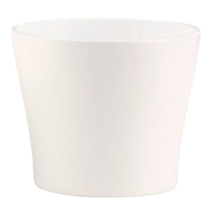 Scheurich 24 x 22cm White Vander Pot