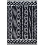 Reversible Outdoor Plastic Mat - Chatai Tomo - Black- 180x270cm