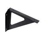 Carinya 190 x 190mm Black Triangle Stayed Bracket