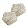 SOGA 2 Pack 45cm Pouffe Cushions Polyester Cotton with EPP Filling