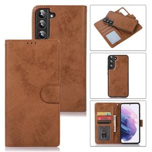 Flip Wallet Cover Leather Magnetic Card Slot Case - For Samsung Galaxy S8 (Brown)