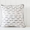 Rayell Indoor Square Cushion Lines Dark Brown 45x45cm