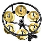 Meinl Percussion Hihat Tambourine Brass Jingles Black HC