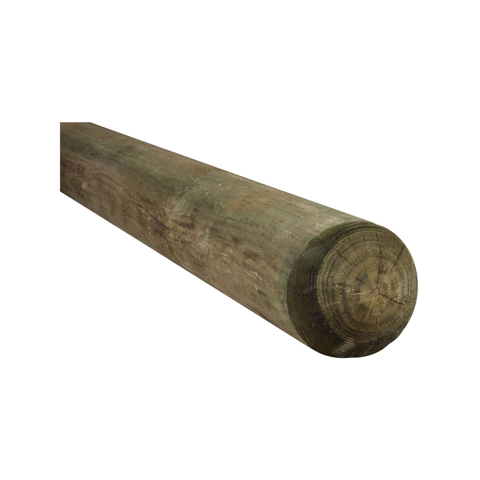 150mm 1.5m Bollard H4 Treated Pine Double Rebate Dome CCA thumbnail 2