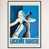 Galrie Lucienne Radisse Vintage Art Deco Poster by Paul Colin Timeless Elegance, Black Frame, 70 x 100cm (28 x 40inch)