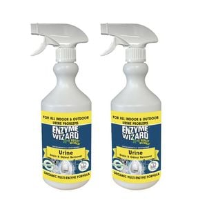 2PK Enzyme Wizard Urine Stain And Odour Remover 750ML Spray Bottle