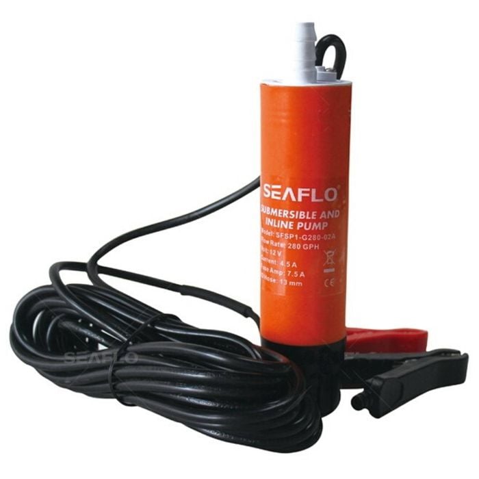 Seaflo 12v Submersible Pump & Inline For Water, Seawater, Diesel, 4wd, Caravan