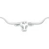 OFFICIAL LICENSED RMW R.M.Williams Longhorn Car Sticker Decal 70cm Chrome Silver 70cm wide