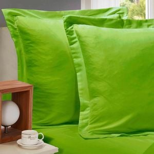 Fabric Fantastic 1000TC Premium Ultra Soft European Pillowcases 2-Pack Green