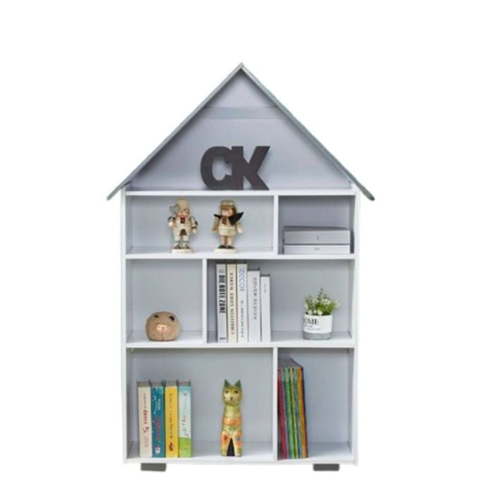 All 4 Kids Bella Dollhouse Bookcase Book Shelf Storage Unit