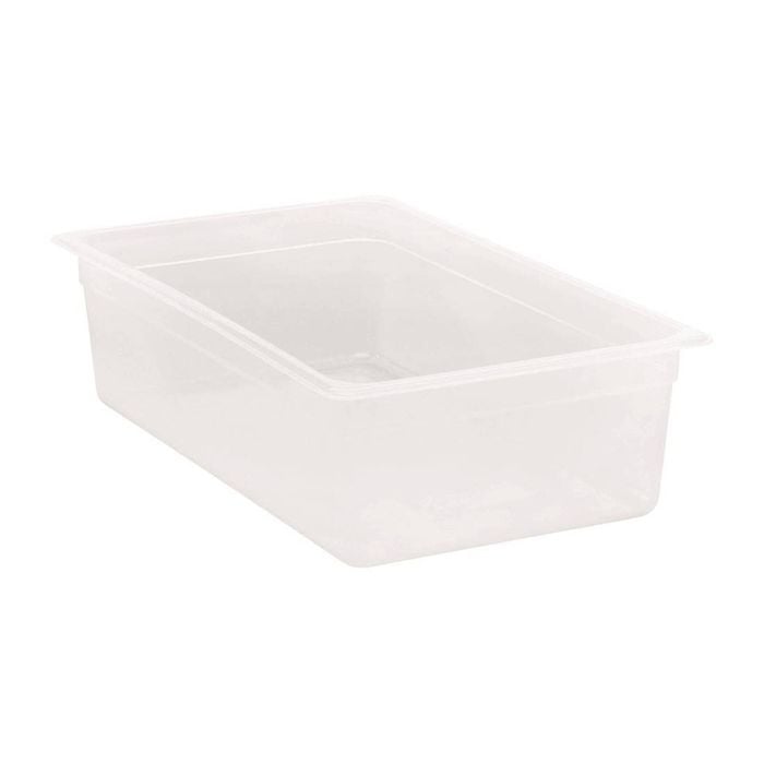 Cambro Gastronorm Tray Polypropylene Translucent 1/1 150mm Food Pan Kitchen Storage Container
