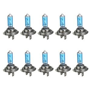 Elora 10pcs H7 12v 55w Super White Headlight Xenon Halogen Globe Lamp 5~6000k