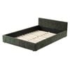 Artiss Double Bed Frame Green Support Chenille Fabric