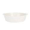 NF Living Round Baker 31x28x7 Durable Ceramic Baking Dish Bakeware White
