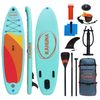 Kahuna Hana 10ft6in Inflatable Stand Up Paddle Board iSUP Package with Pump, Adjustable Paddle, Backpack & Leash