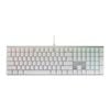 Cherry Mx 10.0 Rgb Gaming Keyboard Silver/white Version - Mx Low Profile Red Switch [g8a-25000lyaeu-1]