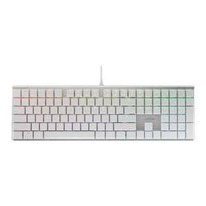 Cherry Mx 10.0 Rgb Gaming Keyboard Silver/white Version - Mx Low Profile Red Switch [g8a-25000lyaeu-1]