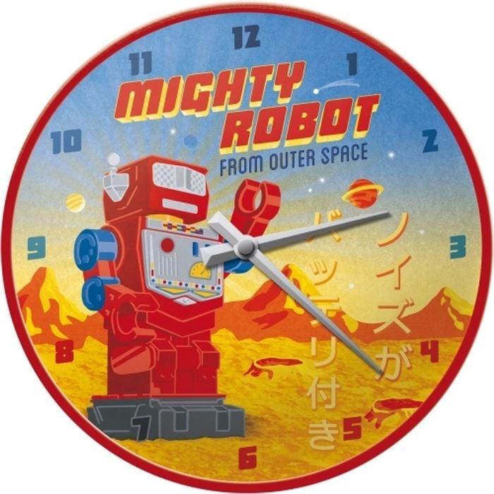 Nostalgic-Art 30cm Analogue Wall Clock Mighty Robot