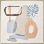 Belle Retreat Canvas Wall Hanging Art 80x80cm Square Decor