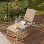 Mimosa Aluminium White Cordoba Sunlounge