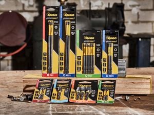 Different types of drill bits packs.