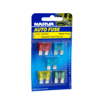 Narva 10-30Amp Standard ATS Blade Fuse Assortment - 5 Pack