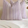 Gioia Casa 2-Pack Bohemian Dot Woven Cushion Covers 45cm x 45cm - Purple