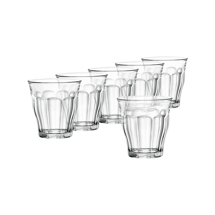 Duralex Picardie Set of 6 Tumbler Glasses 220ml