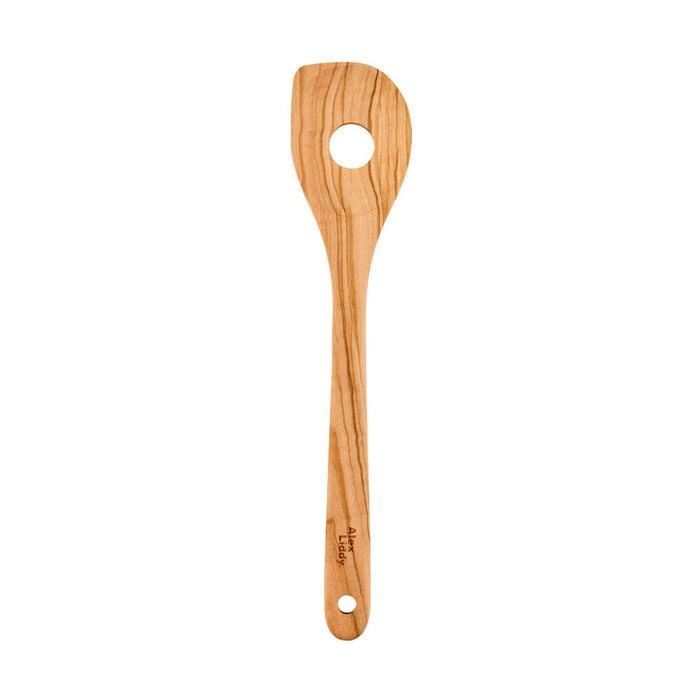 Alex Liddy Olive Wood Slotted Spoon